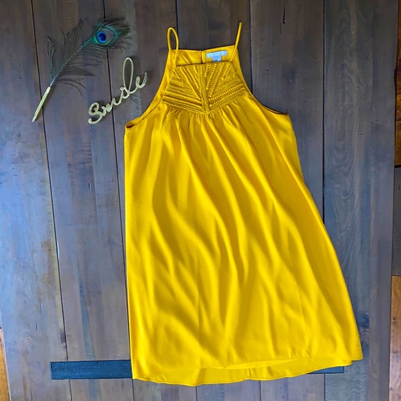 navy blue dress for baby girl Ladies - Yellow A-Line Maxi Dress - Size: XXL main image 0